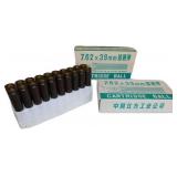 2 Boxes of 7.62 x 39 Ammunition by China North Ind