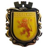 Plastic Scotland Plaque Featuring Lion Rampant Emb