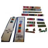 Military Ribbon Bars and Accessories, including N.