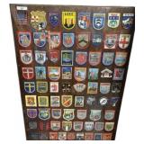 Framed Collection of Vintage International Tourist