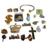 Costume Jewelry and Pins with Various Designs