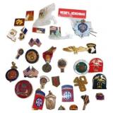 Military And Commemorative Pins, Badges, And Medal