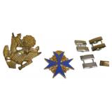 Military Insignia and Medals Collection Including