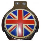 Vintage British Car Badge with Union Jack Design b
