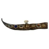 Egyptian Dagger with Decorative Sheath, 12.5 Inche