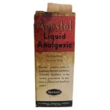 Vintage Anestol Liquid Analgesic Bottle with Origi