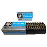 Lot of 2 - RWS Sub Sonic .22 Long Rifle Ammunition