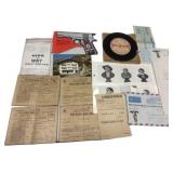 Vintage Ephemera Including War Ration Books, Voice