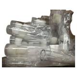 New 60-Piece Plastic Coin Tube Set for Round Dolla