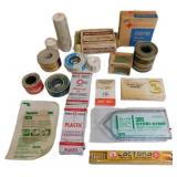 Vintage Medical Supplies Lot, Including Bandages,