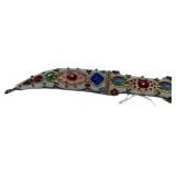 Iranian Decorative Knife with Beadwork and Sheath
