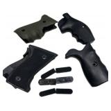 4 Pistol Grips with Textured Finish and Accessorie