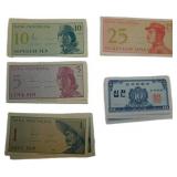 Foreign Paper Money Including Indonesian Sen and K