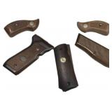 6 Gun Grips with Assorted Medallion Markings