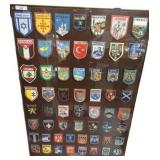 Display Frame of Patches Featuring Middle East, As