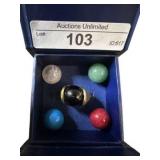Ball Ring in Presentation Box with 5 Interchangeab