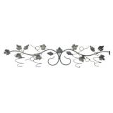 43´´ Metal Wall Decor Featuring Grape and Vine Des