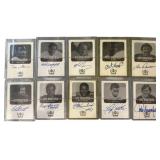 Autographed ~ 10 1991 Pro Line Portraits Football