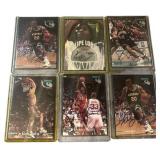 6 Autographed Basketball Trading Cards