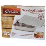 Camerons Stainless Steel Stovetop Smoker with Bonu