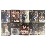 10 Signed Basketball Trading Cards Featuring NBA P