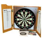 Accudart Dartboard Cabinet Set with Accessories