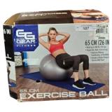 65 cm Exercise Ball from Go Time Gear Fitness with