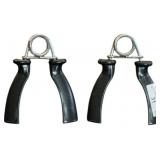Hand Grippers with Metal Springs and Black Plastic