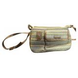 Rosetti 10x6 Multicolored Crossbody Bag with Adjus