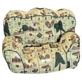 Doll Sofa with Cabin and Forest Design, 14x9x9 Inc