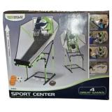 4-in-1 Sport Center with Basketball, Football, Bas