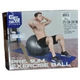 Go Gear Fitness 75 CM Premium Exercise Ball With A