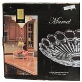 CG Society by Circleglass Vintage Clear Glass Plat