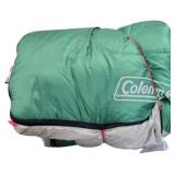 Coleman Green and Gray Sleeping Bag