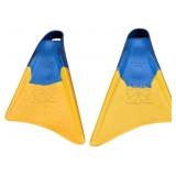 Small Swim Fins, Blue and Yellow, 'Churchill The O