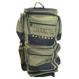 B.U.M. Equipment Green Wheeled Travel Duffle Bag w