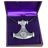 St. Justin Viking Thor's Hammerhead Pendant, 2' x