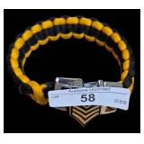 Paracord Bracelet Featuring US Command Sergeant Ma