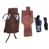 Lot 4 of Holsters - Leather and Fabric