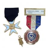 Various Military Pins for Reenactment Purposes