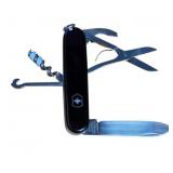 Black Swiss Army Knife with Multiple Functions