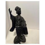 Antique Cast iron, geisha girl