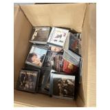 Box full of CDs mostly big band and jazz.