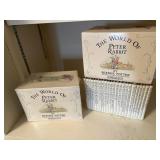 Two full sets of Peter rabbit. The set on the