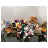 Several beanie babies