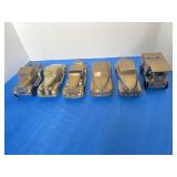 6 vintage Banthrico banks