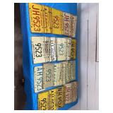 Vintage license plates from the 70s