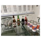 Gilleys Vintage beer cans, soda bottles and other