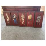 Vintage Wood Yorkraft signs featuring