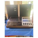 Vintage Zenith "Wedge" Stereo and Allegro Speakers